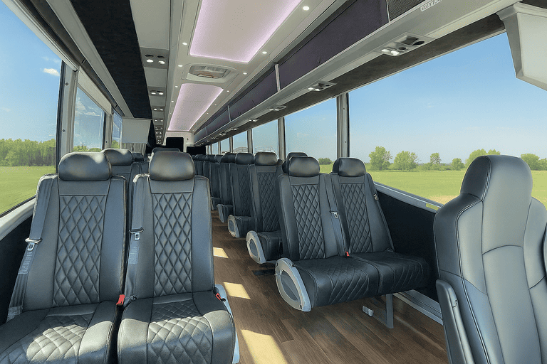 coach bus in Corona