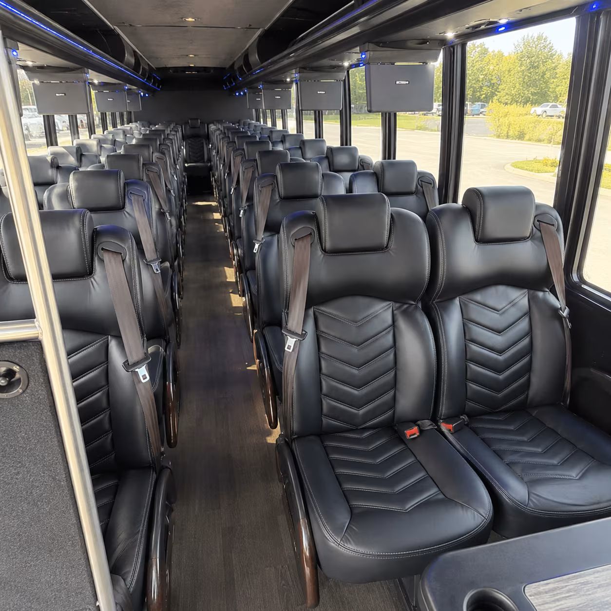 corona 25 passenger minibus interior