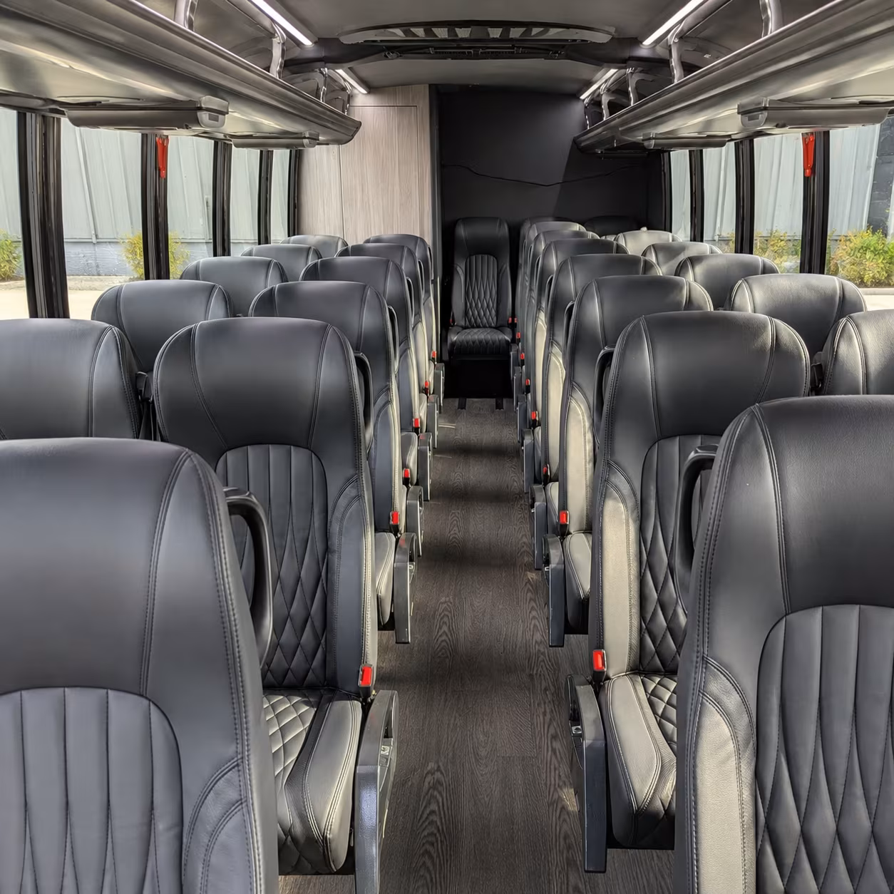 corona 30 passenger minibus inside