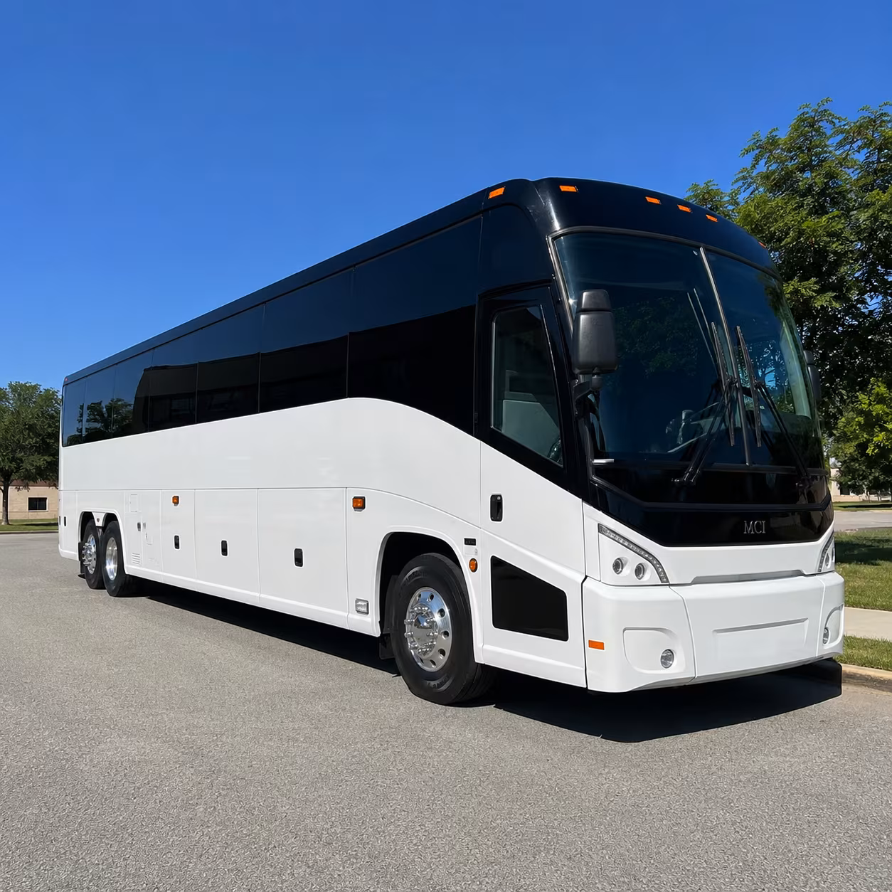corona 40 passenger charter bus