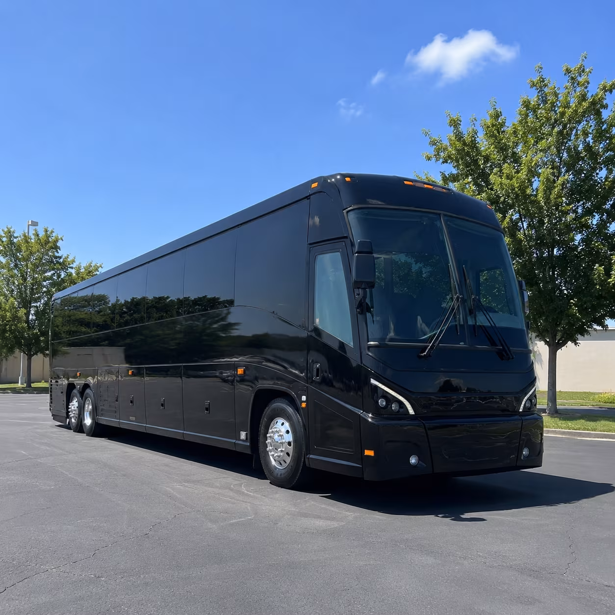corona 56 passenger charter bus