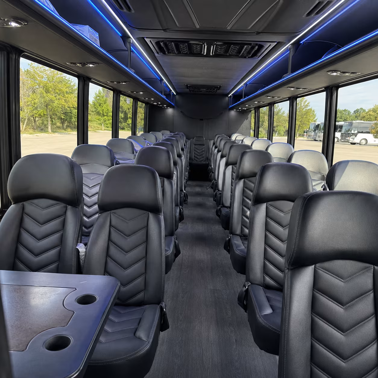 corona prom transportation onboard seating