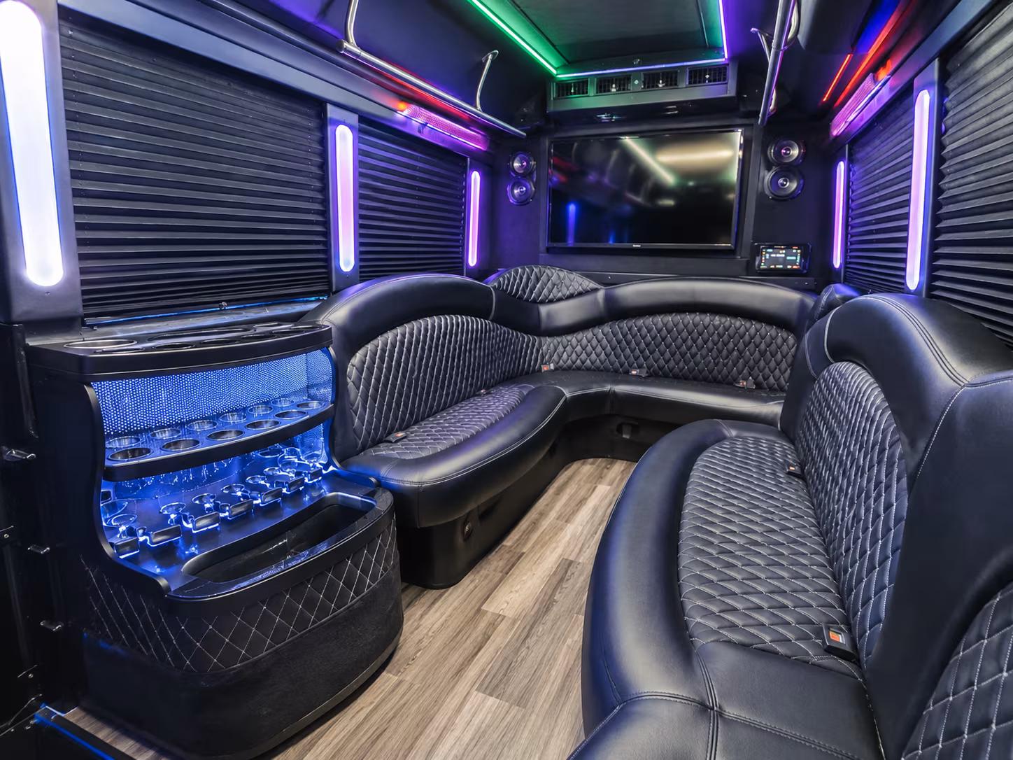 corona quinceanera sweet 16 party bus rental
