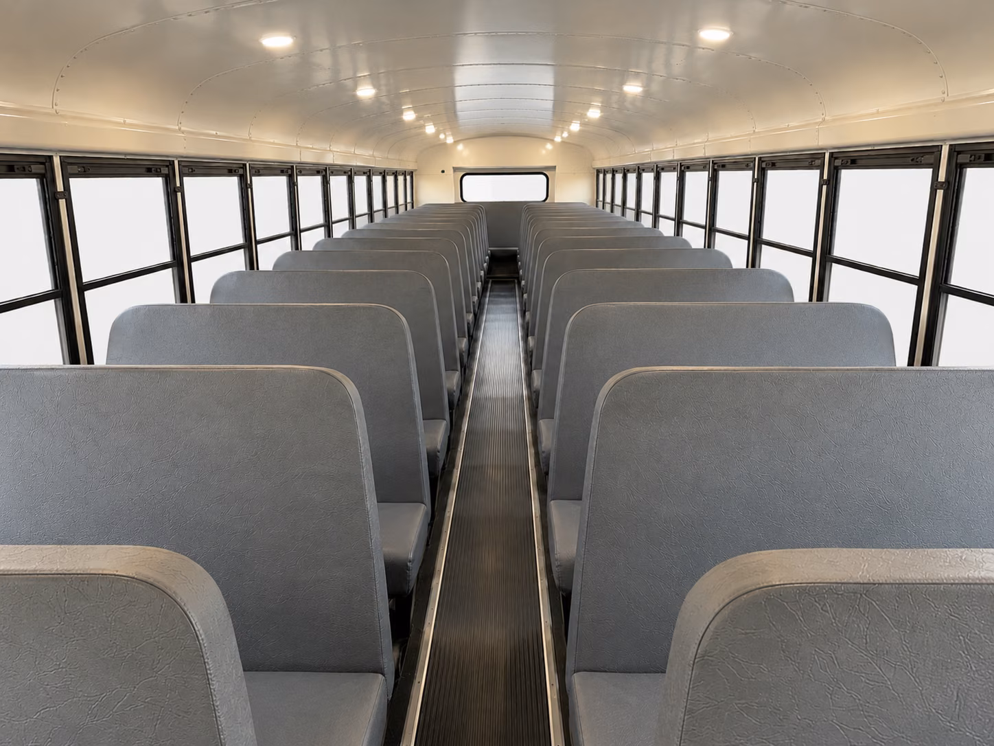 corona school bus interior