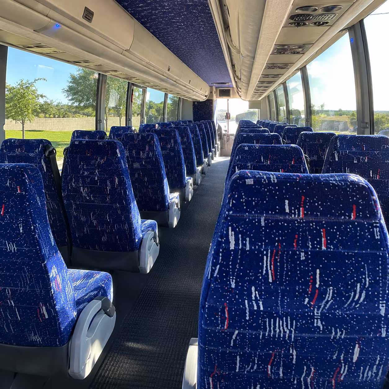 corona sporting event charter bus rental